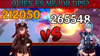 Eula C0 vs Hutao C0 | ¿Quién es mejor DPS? | Demostración de Daños y Breve Showcase
