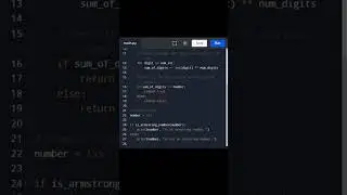 Python Tutorial: Checking Armstrong Numbers - Identify Special Numbers with Python | codewithbv |