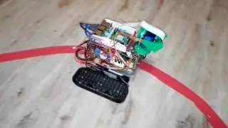Computer vision PID line-following Robot on Raspberry Pi 3, Picamera and Arduino