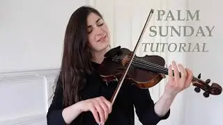 How to play PALM SUNDAY ✨ Traditional Irish jig ✨ Fiddle tutorial