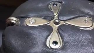 Step by Step Fabrication Sapphire Cross Pendant with Gypsy and Flush Stone Setting by HotTorStudio