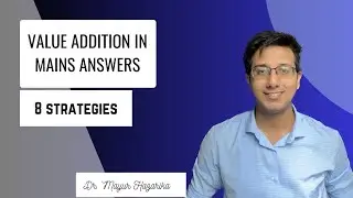 Value addition in CSE mains answers. 8 techniques I used.