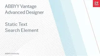 ABBYY Vantage Tutorial: How To Locate and Capture Text Strings