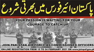 Join PAF as a Commissioned Officer 2021 || PAF Commission Jobs 2021 || ISSB DEFENDERS