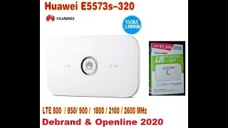 E5573s-320 Debrand & Openline Tutorial 2020