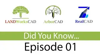 RealCAD LANDWorksCAD ArborCAD   Did You Know 01- Drag Selection