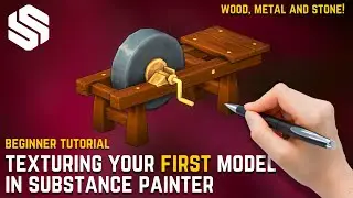 Texturing Stylized Wood, Stone and Metals in Substance Painter [BEGINNERS GUIDE]