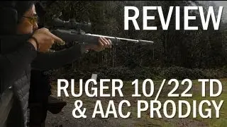 Threaded Ruger 10/22 Takedown with AAC Prodigy Silencer/Suppressor Review