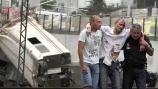 Descarrilamiento en Galicia