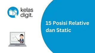15 Posisi Relative dan Static pada CSS