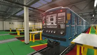 РАБОТАЕМ НА НЕКРАСОВСКОЙ ЛИНИИ МЕТРО! ОБУЧАЮ МАШИНИСТА!