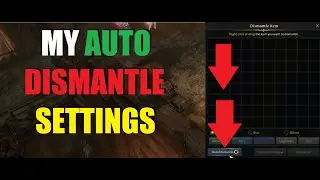 [Lost Ark] Auto dismantle settings and what I use for settings