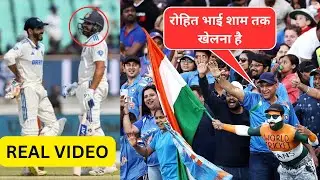 IND vs ENG Test 2024 : Rohit Sharma's reaction after scoring the 11th century of his Test career.