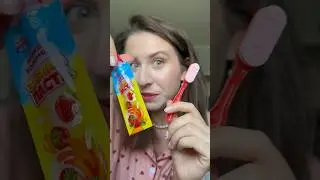 EDIBLE TOOTHPASTE? I bought up the entire store of unhealthy sweets from my childhood.