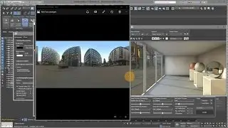 How to integrate and adjust environment map in 3ds max