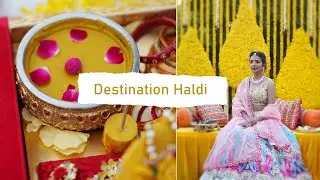 BEST HALDI CEREMONY 2023 | DESTINATION WEDDING | AMREEN & AMRITESH | TRIPLE R PHOTOGRAPHY|PUNJAB|IND