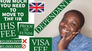 TOTAL AMOUNT NEEDED TO MOVE TO THE UK IN NAIRA ||NIGERIAN IN BIRMINGHAM