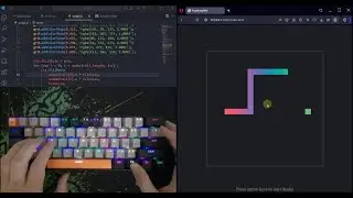 ASMR Programming - Coding Snake Game 🐍 - No Talking