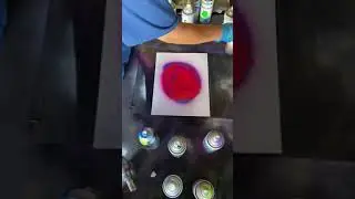 Spray Painting Planet #spraypaintart #spraypainting #art