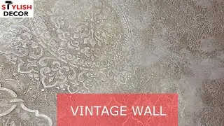 Стены в стиле Vintage. Всё в деталях.Лестничный марш.
