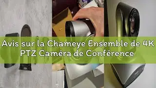 Avis sur la Chameye Ensemble de 4K PTZ Caméra de Conférence avec Haut-Parleur Bluetooth 10X Zoom Sui