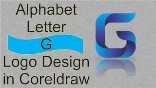 CorelDRAW Tutorial alphabet letter G logo design 2 | PixClick