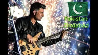 Pakistan National Anthem On Bass Guitar