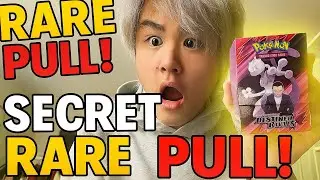 Opening Pokémon Destined Rivals box trying to get the chase card!!