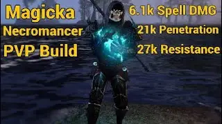 ESO PVP - Magicka Necromancer PVP Build - Unkillable Magicka Bomber!