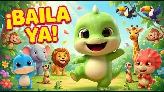 Dance in the Magic Jungle with Dino Amigos | Spanish Kids Song for Children