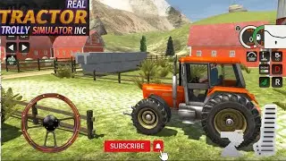 Real Tractor Trolley Cargo Farming Simulator - indian tractor simulator pro game video #01