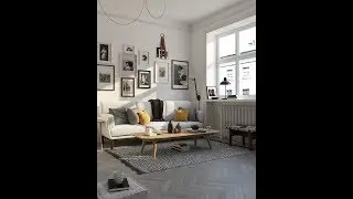 Scandinavian interior archviz render vray next 2 gpu