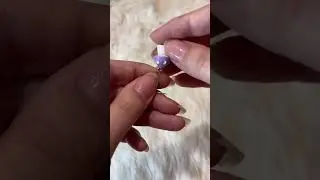 Purple Mushroom Earrings