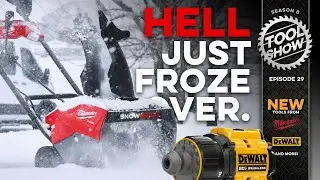 WHAT!? New Power Tools Announced from Milwaukee, DeWALT, RYOBI and more! It's the M18 Snowblower!