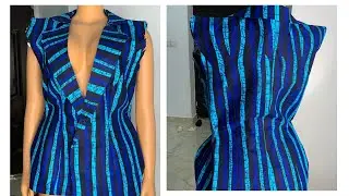 How to cut a jacket with vent