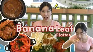 Korean tries Banana Leaf, Chicken Varuval, Tenggiri  | Jimin Makan Epi.6 | Malaysian Food Adventure