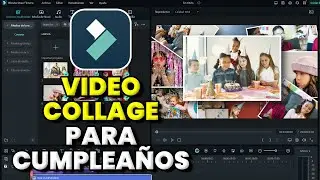Cómo Hacer un Video Collage de CUMPLEAÑOS con Filmora 🎉
