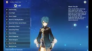 Xingqiu voice-over: About Yun Jin  (Genshin Impact eng)