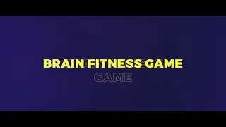 Промо ролик для компании BRAIN FITNESS GAME
