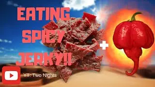 EATING THE HOTTEST JERKY IN THE WORLD!!! (Carolina Reaper Jerky)
