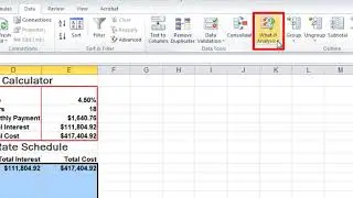 Microsoft Excel: How to Define a Range as a Data Table