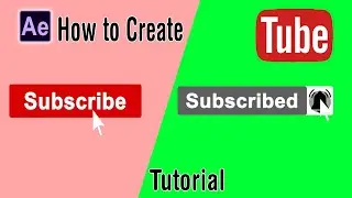 How to Create Subscribe YouTube button Animation in After Effects