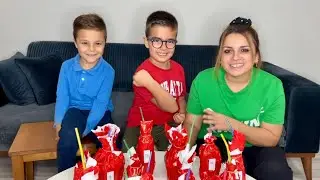 ANNEMLE BİRLİKTE İÇECEK CHALLENGE !! ONUR’un MİDESİ BULANDI !
