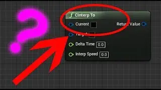 How to Interpolate Colors || CInterp To || UE4 TUTORIALS