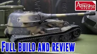 1/35th scale Amusing Hobby Panzerkampfwagen VII Löwe turm hinten super heavy tank