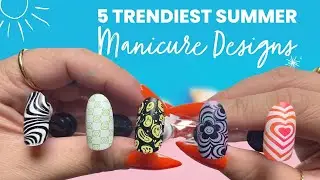 ☀️ Trendiest Summer Ideas using Nail Stamping | 1-Minute Maniology