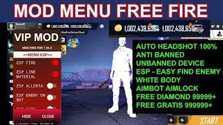Free Fire Mod Menu Rank Working Auto Kill VIP Headshot Hack Free Paid Hack 100% No Auto Back Proble.