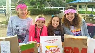The Cheeseburger Challenge!  (Haschak Sisters)