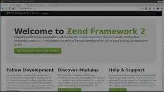 Zend Framework 2.1 tutorial 2: Modules Introduction