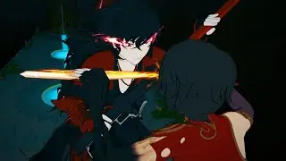 RWBY: Raven vs Cinder [60FPS Test]